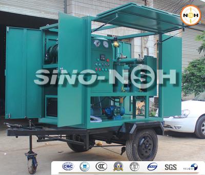 China Oil Dielectric Improving Transformer Oil Filtration Machine High Speed Degassing Spiral Flow Structure for sale