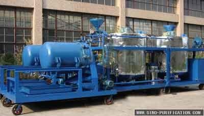 China 1000L/H 192kW Vacuum Oil Purifier Fluid Hydraulic Oil Filtration Machine for sale