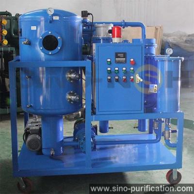 China Water Content Tester 34kw Explosion-Proof Degassing Vacuum Turbine Oil Purifier for sale