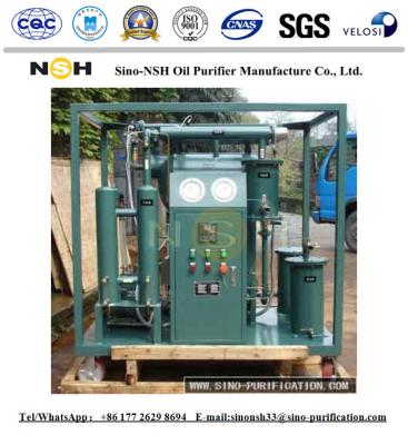 China Vacío 1200L/máquina del filtro de aceite de la sola etapa del purificador de aceite del transformador de H en venta