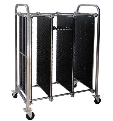 Chine PCB Circulation ESD Trolley Handle Adjustable Customized ESD PCB Storage Circulation Trolley Cart à vendre