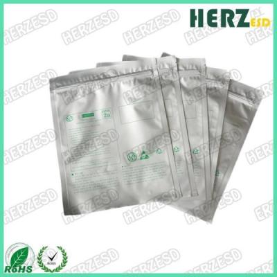 Chine Matériel flexible adapté aux besoins du client de papier d'aluminium de structure de sac de barrière d'humidité d'ESD de logo à vendre