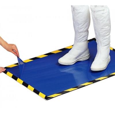 China 30 Layers Cleanroom Tacky Mats , Disposable Sticky Mats Thickness 2.00 Mm for sale