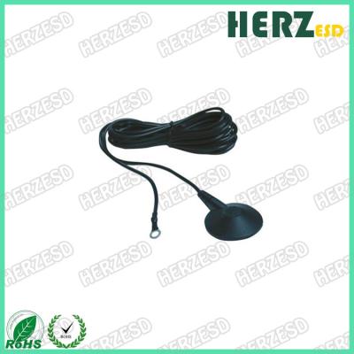 China Safety Antistatic Black PU Grounding Cord For ESD Wrist Strap Or Rubber Mat for sale