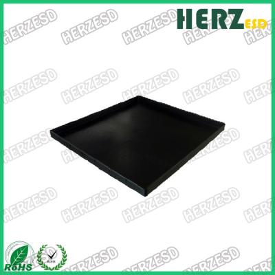China CONCO Black Conductive ESD PP Plastic Tray for Electronic Components Storage for sale