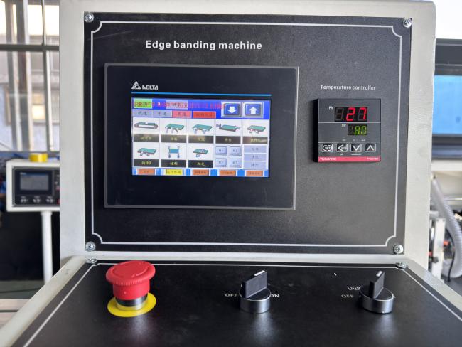 Edge banding machine front view