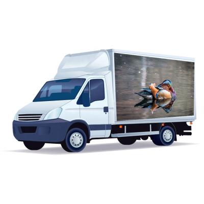 China Energy Saving Truck Mounted Led Screen , P3.91 P4.81 Mobile Truck LED Display for sale