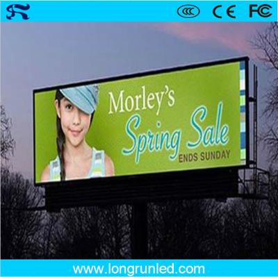 China P10 Outdoor LED Advertising Screen 10m~80m View Distance Easy Assembly for sale