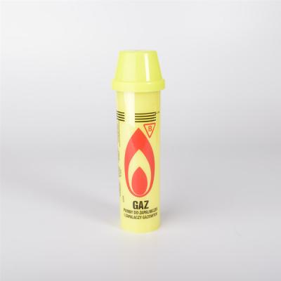 China Compact 80ml Cigarette Lighter Fuel Refill Go Outdoors Butane Gas Bottles for sale