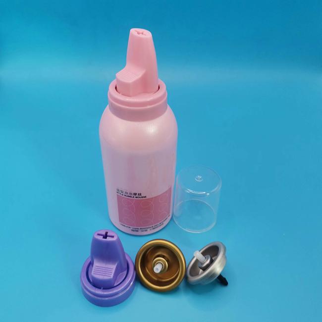 Customizable foam actuator valve for cosmetic applications