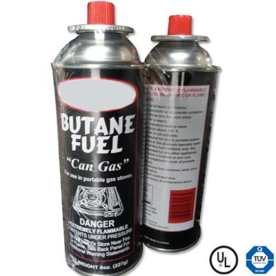 China 220g And 227g Butane Gas Canister 1 X Package Content For Butane Gas And Propane Gas for sale