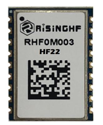 China RHF0M003 LoRa Module CE/FCC Certificated Suitable For Long Range for sale