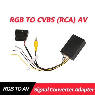 China For OEM Factory Car Backup Rear View Camera RGB to AV Converter Adapter Box for Volkswagen for sale
