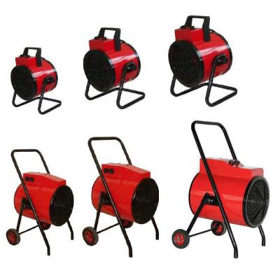 China Round Shape Industrial Fan Heater With Wheel for sale