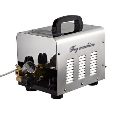 China 45 nozzles high pressure misting system fog machine for commercial use with timer for sale