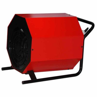 China round shape industrial fan heater with wheel for sale