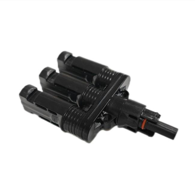 Solar Panel Parallel Connection Adapter, Photovoltaic Three-Way Connector