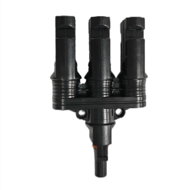 Solar Panel Parallel Connection Adapter, Photovoltaic Three-Way Connector