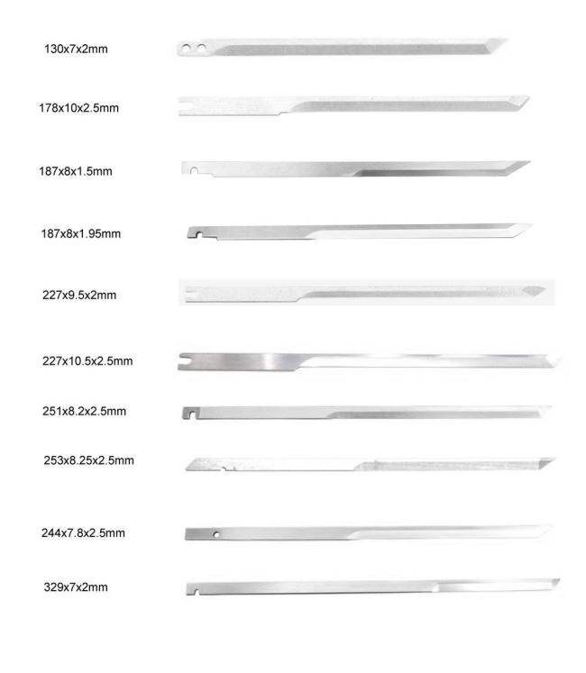 109148 Cutting Blade Knife for Bullmer Cutter Machine - close-up