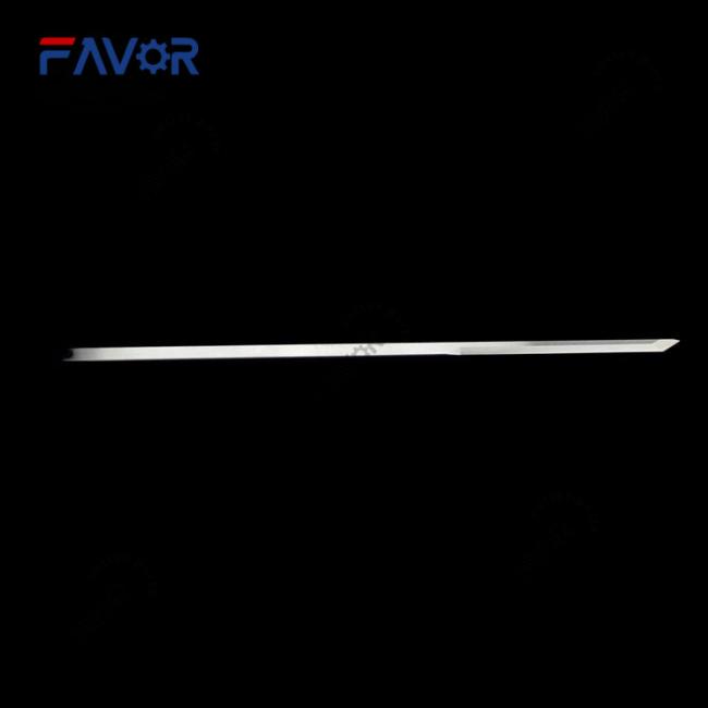 310X7X2mm Single Hole Cutting Blade for Vector Cutter Machine - Front View