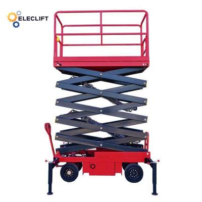 China Movable Hydraulic Mobile Scissor Lift Load Capacity 300kg-2000kg for sale