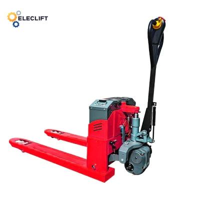 China 24V 20A Full Electric Pallet Truck Pallet Stacker 1000Kg Capacity for sale
