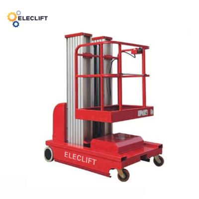 China Electric Self Propelled Aluminum Lift Platform 200KG Capacity One Man Electric Lift for sale