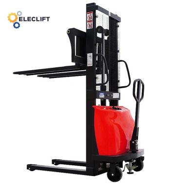 China Speed 4-6km/H Semi Electric Pallet Stacker Battery Operated for sale