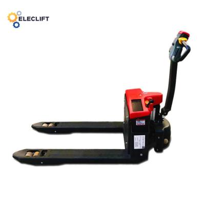 China Fork Width 27 In Full Electric Pallet Truck Electric Power Jack Lift 3.5Mph for sale