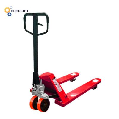 China 2 Tons Load Capacity Manual Pallet Truck 55 Gallon Drum  Heavy Loads 135kg Manual Pallet Jack for sale