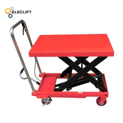 China Powder Coated Scissor Lift Table Emergency Stop Button Ensures Safety and Easy Operation for sale