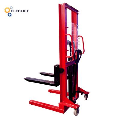 China 1000kg Capacity Manual Pallet Stacker with 3000mm Max Lifting Height for sale