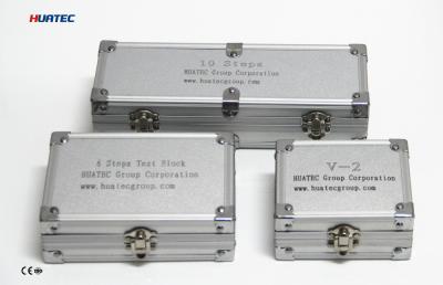 中国 IIW V-2 A4 75mm x 43mm x 12.5mmの超音波口径測定のブロック/超音波テスト ブロック 販売のため