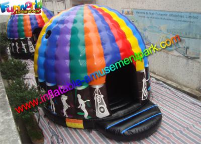 China Crazy Air Music Commercial Bouncy Castles For Dancing Customized for sale