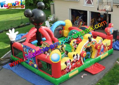 China Mickey Mouse Amusement Toys , Jumping Bouncer Funcity With PVC for sale