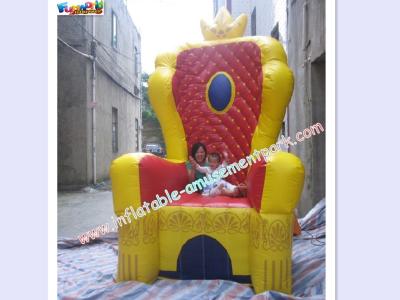 中国 膨脹可能な注文の広告王のための Throne Chair ポリ塩化ビニールの防水シート 販売のため
