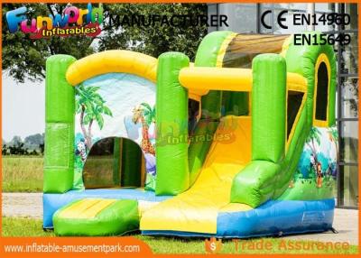 China 0.55mm Vinyl Commercial Bouncy Castles / Inflatable Bounce House For Toddler for sale