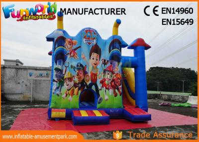 China Diapositiva de la gorila del castillo/casa inflables de salto comerciales de la despedida de la patrulla de la pata en venta