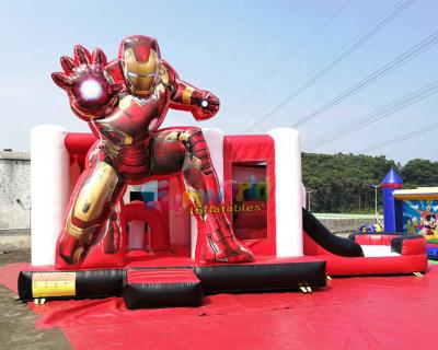 China OEM Iron Man Ultimate Combo Inflatable Bounce House 5Lx4Wx3.5H Meter for sale