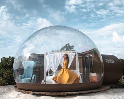 Chine Chambre d'hôtel extérieure claire de bulle de qualité marchande de tente de camping à vendre