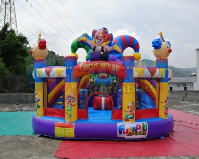 China Circus World Jumper Bounce House 5x5x4.1 Meter 1 Year Warranty for sale
