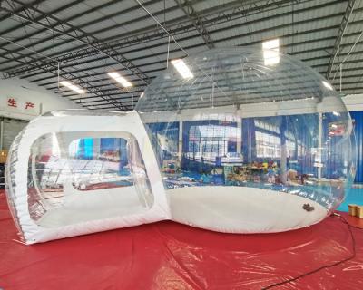China Single Tunnel Clear Dome Inflatable Crystal Bubble Tent for sale