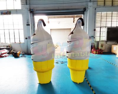 中国 正方形のためにInflatablesを広告する空気アイス クリームの特性 販売のため