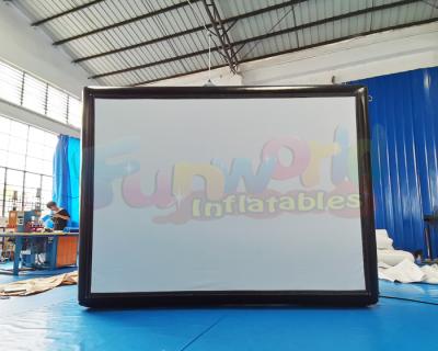 China Cinema Projection Show Air Inflatable Movie Screen For Advertising for sale