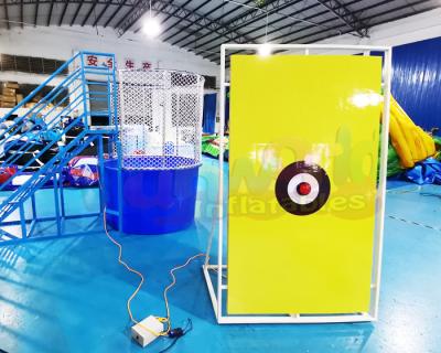 China Tarpaulin Inflatable Water Dunk Tank Interactive Dunker Machine for sale