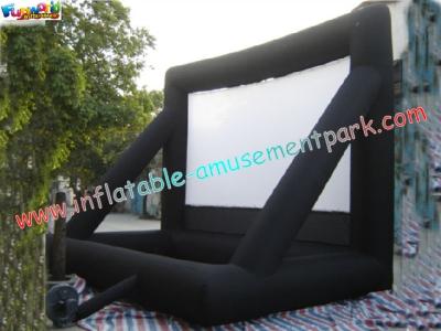 China Commercial Portable 0.55mm PVC Tarpaulin Inflatable Projection Screen For Outdoor for sale
