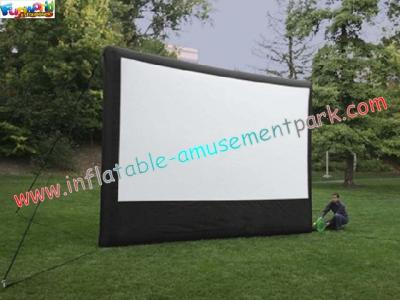 China Big Screen Outdoor Inflatable Movie Screen , Film Screening 5L x 4.5W Meter for sale