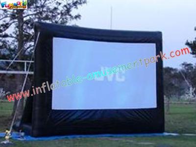 China Motorized Projection Commercial Grade 0.55mm Inflatable Movie Theater Screen for sale