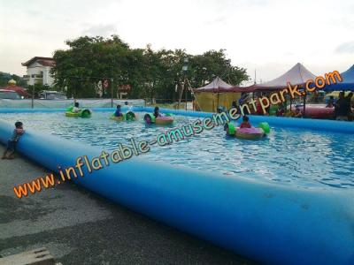China PVC Tarpaulin Large Inflatable Water Pools , Inflatable Pool for Paddle Boat for sale