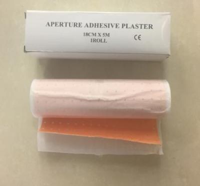 China Non Woven Medical Adhesive Tape Aperture Adhesive Plaster Roll for sale